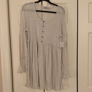 NWT FP Beach Ribbed Dress